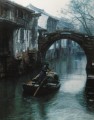 Water Towns Oars Chinese Chen Yifei